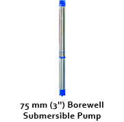 75 MM (3”) Bore Submersible Pumps